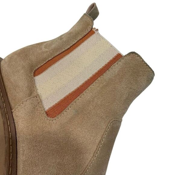 CECELIA Suede Pull On Wedge Boots - Picture 5 of 13